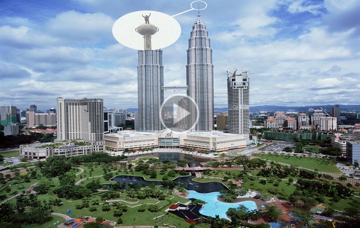 Climbing the Petronas Towers in Malaysia